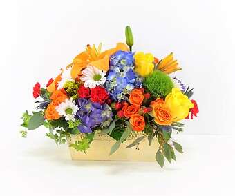Rainbow Flower Box