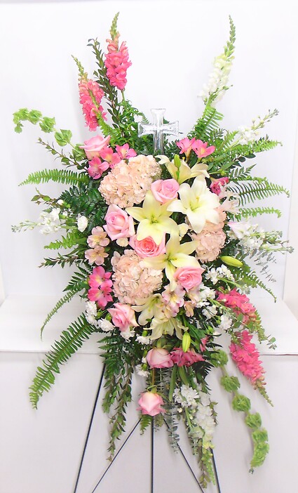 Heavenly Care Standing Spray with Cross