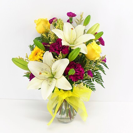 Purple &amp;amp; Gold Spirit Bouquet